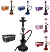 Tanya Smoke Series 21 Justice 1 Hose Hookah Set With Colored Carrying Case
