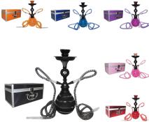 Tanya Smoke Series 14 The Heart 2 Hose Hookah Set With Carrying Case